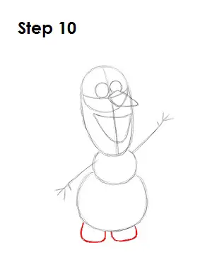 Draw Olaf Frozen 10