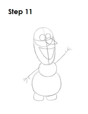 Draw Olaf Frozen 11