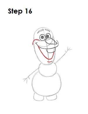 olaf mouth template