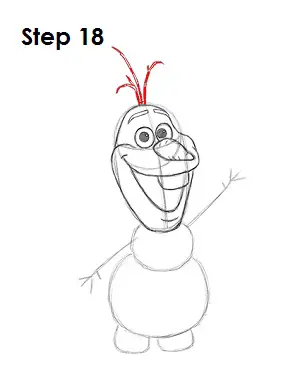 Draw Olaf Frozen 18