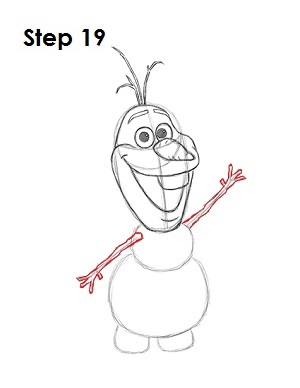 Draw Olaf Frozen 19