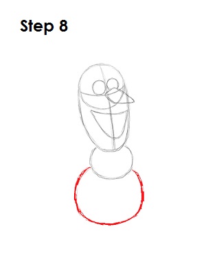 Draw Olaf Frozen 8