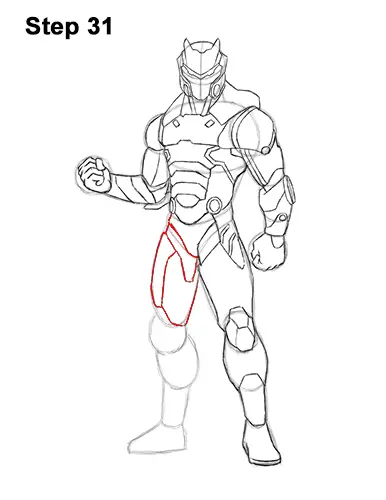 How To Draw Omega From Fortnite Video Step By Step Pictures