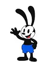 How to Draw Oswald Lucky Rabbit Waving Disney