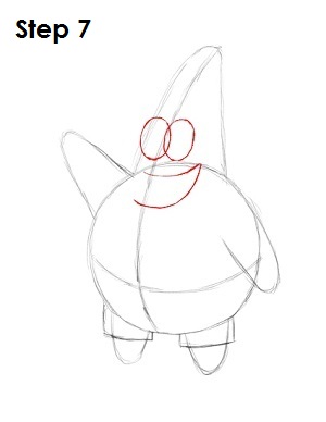 Draw Patrick Star Step 7