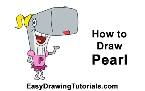 How to Draw Pearl Krabs Spongebob Squarepants