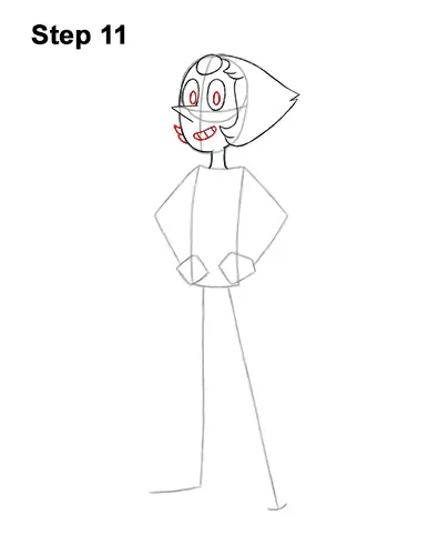 How to Draw Pearl Steven Universe Full Body 11
