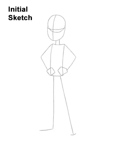 How to Draw Pearl Steven Universe Full Body Guides Lines