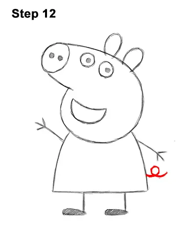 Learn How to Draw Uncle Pig from Peppa Pig Peppa Pig Step by Step   Drawing Tutorials