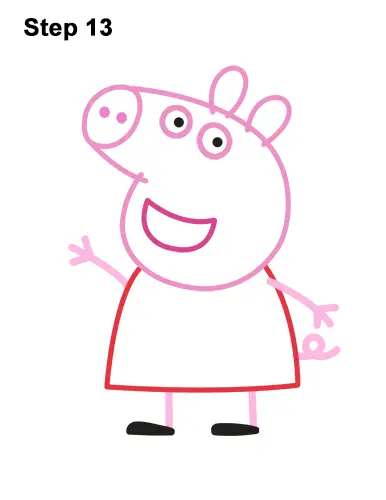 How to draw peppa pig #howtodraw #easydrawing #kidsdrawing #easydrawin... |  Draw | TikTok