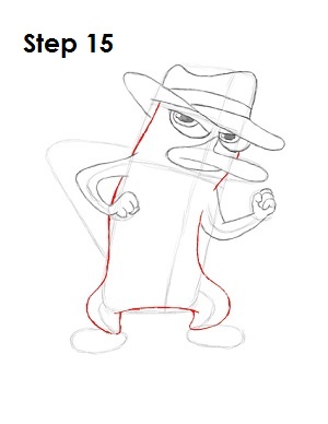 How to Draw Perry the Platypus (Agent P)