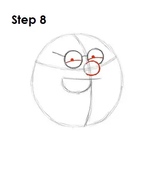 How to Draw Peter Griffin Step 8