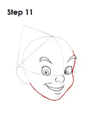 How to Draw Peter Pan Step 11