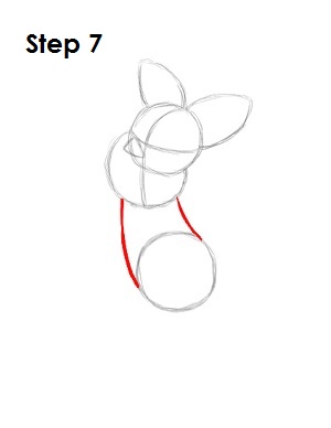  Draw Piglet Step 7