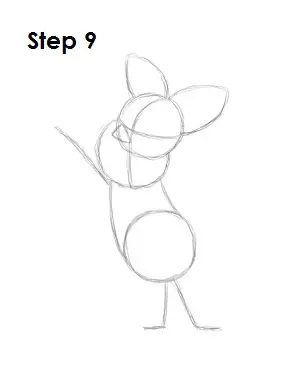  Draw Piglet Step 19