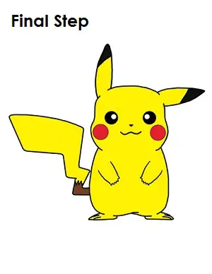 Featured image of post View 14 Easy Pikachu Drawing With Colour