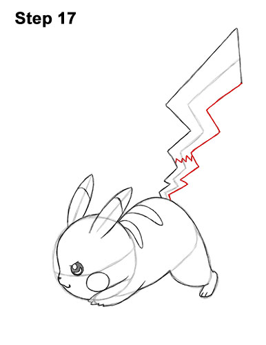 Pokemon Speed Drawing: Drawing Pikachu 