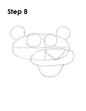  Draw Pink Panther Step 8