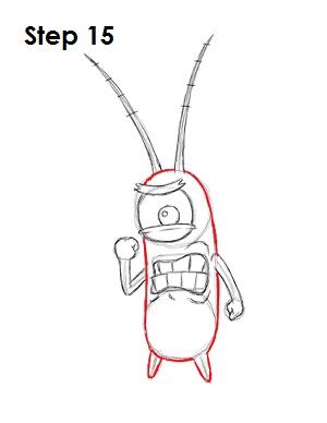 Draw Plankton Spongebob 15