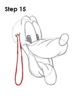 Draw Pluto Step 15