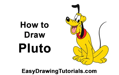 How to Draw Pluto (Full Body) VIDEO & Step-by-Step Pictures