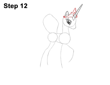 Draw Princess Celestia 12