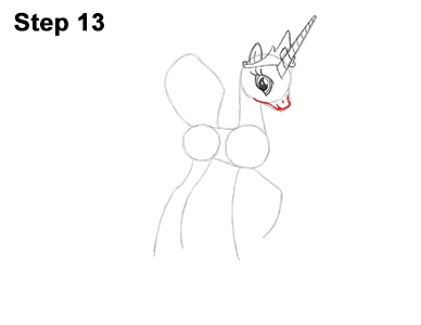 Draw Princess Celestia 13