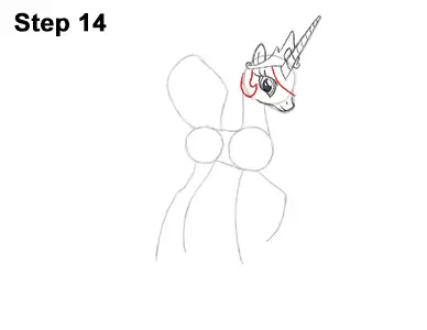 Draw Princess Celestia 14
