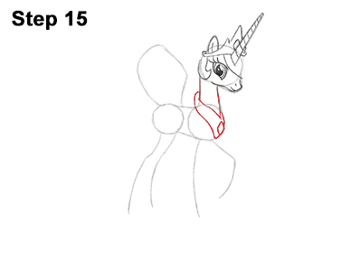 Draw Princess Celestia 15