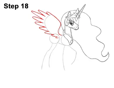 Draw Princess Celestia 18