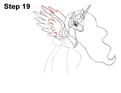 Draw Princess Celestia 19