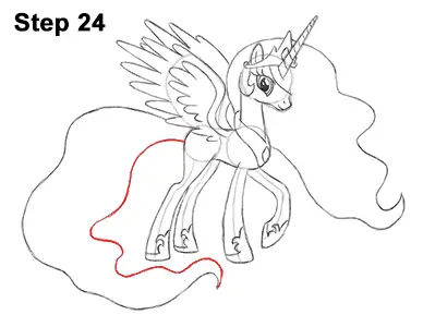 how to draw my little pony princess celestia