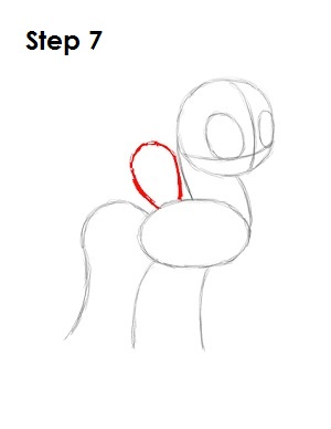 How to Draw Rainbow Dash Step 7