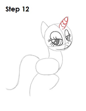 Draw Rarity Pony 12