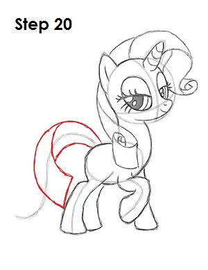 Draw Rarity Pony 20