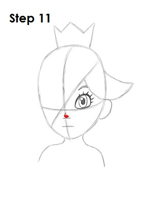  Draw Rosalina Step 11