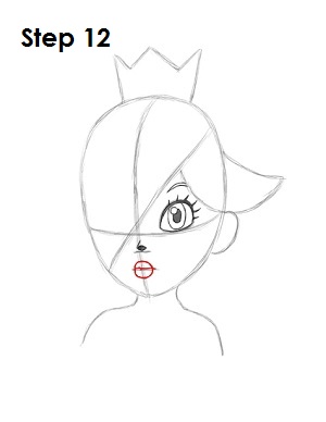  Draw Rosalina Step 12