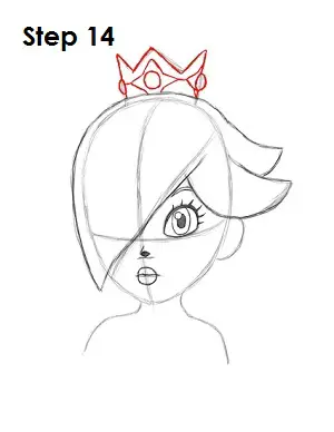  Draw Rosalina Step 14