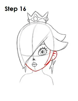  Draw Rosalina Step 16