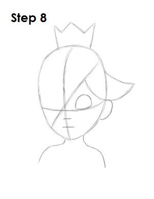  Draw Rosalina Step 8