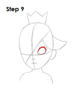  Draw Rosalina Step 9