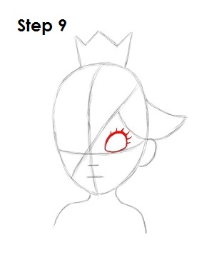 how to draw rosalina step by step