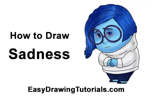 How to Draw Sadness Inside Out
