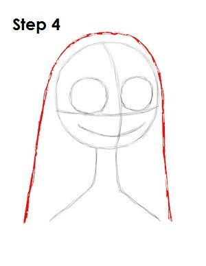 How to Draw Sally Step 4