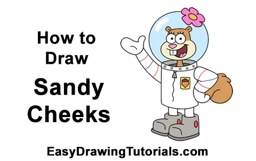 How to Draw Sandy Cheeks (SpongeBob SquarePants)