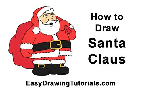Santa Claus Cartoon Character Christmas Black Stock Vector (Royalty Free)  766598005 | Shutterstock