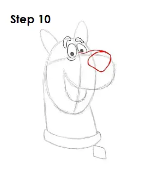 How to Draw Scooby-Doo Step 10