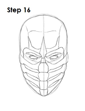 A sketch I did of Scorpion what do you think   rMortalKombat
