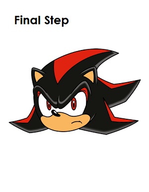 How to Draw Shadow the Hedgehog - Really Easy Drawing Tutorial