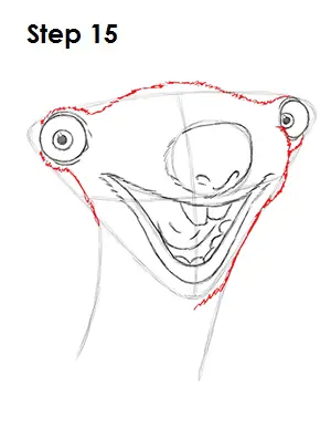 Draw Sid Sloth 15